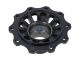 DT Spare Parts 10.30417 Radnabe, ohne Lager, d1: 138 mm, d2: 138 mm, D: 380 mm, 10 bores, b: 22 mm, H: 156 mm passend für SAF