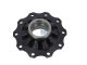 DT Spare Parts 10.30419 Radnabe, ohne Lager, d1: 120 mm, d2: 147 mm, D: 380 mm, 10 bores, b: 22 mm, H: 145,5 mm passend für SAF