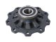 DT Spare Parts 10.30431 Radnabe, mit Lager, d1: 120 mm, d2: 147 mm, D: 380 mm, 10 bores, b: 22 mm, H: 145,5 mm passend für SAF