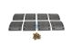 DT Spare Parts 10.33022 Trommelbremsbelagsatz, Achssatz - Übergröße, W: 200 mm, S: 22,6 mm passend für SAF