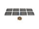 DT Spare Parts 10.33023 Trommelbremsbelagsatz, Achssatz - Übergröße, W: 200 mm, S: 18 mm passend für SAF