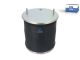 DT Spare Parts 10.36008 Luftfederbalg, mit Stahlkolben, D: 285 mm, Dmax: 320 mm, M12, M22 x 1,5, L: 420 mm passend für SAF