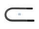 DT Spare Parts 10.36301 U-Bolzen, M24 x 2, LTh: 78 mm, L: 307 mm, w: 136 mm passend für SAF