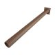 Gerades Tragrohr, Ø 51 x 700 mm, grundiert, mit Anschraubplatte 125381045 Suer