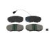 DT Spare Parts 12.93105 Scheibenbremsbelagsatz, ohne Zubehör, mit Verschleißanzeiger, W: 140,5 mm, S: 18,3 mm, H: 65,5 mm passend für Multimarken