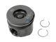 DT Spare Parts 13.47205 Kolben, komplett mit Ringen, D: 86 mm, L: 74,1 mm passend für Ford