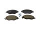 DT Spare Parts 13.93101 Scheibenbremsbelagsatz, W: 168,8 mm, S: 18 mm, H: 64 mm passend für Ford