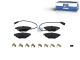 DT Spare Parts 13.93102 Scheibenbremsbelagsatz, mit Zubehör, W: 122,8 mm, S: 17,3 mm, H: 50,1 mm passend für Ford