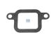 DT Spare Parts 1.10560 Dichtung, Einlassrohr, L: 119 mm, W: 67 mm, S: 1 mm passend für Scania