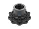 DT Spare Parts 1.17302 Radnabe, ohne Lager, d1: 127,3 mm, d2: 127 mm, D: 380 mm, 10 bores, b: 22,3 mm, P: 335 mm, H: 194 mm passend für Scania