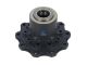 DT Spare Parts 1.17312 Radnabe, mit Lager, d1: 127,3 mm, d2: 127 mm, D: 380 mm, 10 bores, b: 22,3 mm, P: 335 mm, H: 194 mm passend für Scania