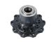 DT Spare Parts 1.17325 Radnabe, mit Lager, d1: 153,6 mm, d2: 127 mm, D: 382 mm, 10 bores, b: 24 mm, P: 335 mm, H: 194 mm passend für Scania