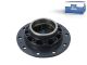 DT Spare Parts 1.17360 Radnabe, ohne Lager, d1: 165 mm, d2: 165 mm, D: 385 mm, 10 bores, b: 24 mm, H: 168,5 mm passend für Scania