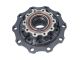 DT Spare Parts 1.17364 Radnabe, mit Lager, d1: 148 mm, d2: 148 mm, D: 375 mm, 10 bores, b: 24 mm, H: 149,5 mm passend für Scania
