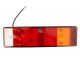 DT Spare Parts 1.21258 Rückleuchte, links, Lb: 152 mm, M8, L: 465 mm, H: 130 mm, T: 80 mm passend für Scania