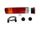 DT Spare Parts 1.21844 Rückleuchte, rechts, 24 V, Lb: 152 mm, M8, L: 515 mm, H: 130 mm, T: 80 mm passend für Scania