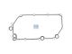 DT Spare Parts 1.24158 Dichtung, Ölkühler, neue Ausführung, Metall passend für Scania