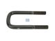 DT Spare Parts 1.25354 U-Bolzen, r: 15 mm, R: 150 mm, M22 x 2,5, LTh: 70 mm, L: 202 mm, w: 93 mm, 10.9 passend für Scania