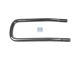 DT Spare Parts 1.25401 U-Bolzen, r: 15 mm, R: 140 mm, M22 x 2,5, LTh: 55 mm, L1: 315 mm, L2: 200 mm, w: 105 mm, 8.8 passend für Scania