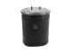 DT Spare Parts 1.25881 Luftfederbalg, mit Stahlkolben, D: 286 mm, Dmax: 340 mm, M16 x 1,5, L: 430 mm passend für Scania