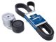 DT Spare Parts 1.31188 Riemenspanner, komplett mit Keilrippenriemen, 10 PK, L: 2475 mm, W: 35,6 mm passend für Scania
