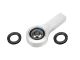 DT Spare Parts 1.32585 Gelenkstück, komplett mit Dichtringen, d: 16 mm, M12 x 1,75, L: 120 mm passend für Scania