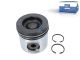 DT Spare Parts 1.33151 Kolben, komplett mit Ringen, D: 127 mm, L: 125,2 mm passend für Scania