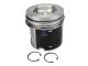 DT Spare Parts 1.33155 Kolben, komplett mit Ringen, D: 127 mm, L: 129 mm passend für Scania