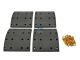 DT Spare Parts 1.35009 Trommelbremsbelagsatz, Achssatz - Übergröße, W: 178 mm, S: 20 mm passend für Scania