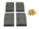DT Spare Parts 1.35019 Trommelbremsbelagsatz, Achssatz, W: 127 mm, S: 19 mm passend für Scania