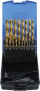 Spiralbohrer-Satz | HSS | titan-nitriert | 1 - 10 mm | 19-tlg. BGS2013