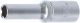 Steckschlüssel-Einsatz Super Lock, tief | Antrieb Innenvierkant 10 mm (3/8