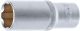 Steckschlüssel-Einsatz Super Lock, tief | Antrieb Innenvierkant 12,5 mm (1/2
