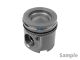 DT Spare Parts 2.10425 Kolben, komplett mit Ringen, D: 120,6 mm, L: 166,4 mm passend für Volvo