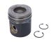 DT Spare Parts 2.10444 Kolben, komplett mit Ringen, D: 144 mm, L: 163,5 mm passend für Volvo