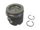 DT Spare Parts 2.10449 Kolben, komplett mit Ringen, D: 131 mm, L: 130,7 mm passend für Volvo