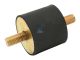 DT Spare Parts 2.15080 Gummipuffer, D: 50 mm, M12 x 1,75, L: 87,5 mm, H: 42 mm passend für Multimarken