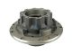 DT Spare Parts 2.65223 Radnabe, ohne Lager, d1: 148 mm, d2: 148 mm, D: 384 mm, 10 bores, b: 27,2 mm, H: 172,5 mm passend für Volvo