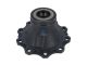 DT Spare Parts 2.65282 Radnabe, mit Lager, für Trommelbremse, d1: 130 mm, d2: 130 mm, D: 383,8 mm, 10 bores, b: 25 mm, H: 161 mm passend für Multimarken