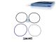 DT Spare Parts 2.91142 Dichtringsatz, Laufbuchse, d1: 141 mm, d2: 143 mm, H1: 2,5 mm, H2: 5,8 mm passend für Multimarken