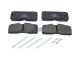 DT Spare Parts 2.94072 Scheibenbremsbelagsatz, W: 175,5 mm, S: 22 mm, H: 78 mm passend für Multimarken
