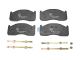 DT Spare Parts 2.94073 Scheibenbremsbelagsatz, W: 216 mm, S: 30 mm, H: 97 mm passend für Multimarken