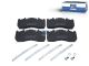 DT Spare Parts 2.94096 Scheibenbremsbelagsatz, W: 216 mm, S: 29 mm, H: 97 mm passend für Multimarken