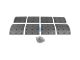 DT Spare Parts 2.94172 Trommelbremsbelagsatz, Achssatz, W: 203 mm, S: 19 mm passend für Multimarken