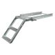 Trittleiter 2-stufig, Plattform, Stahl feuerverz., ausziehbar 300131954 Suer