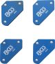 Mini-Magnethalter-Satz | 45° - 90° - 135° | 4-tlg. BGS3004