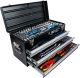 Elektriker-Metall-Werkzeugkoffer | 3 Schubladen | mit 147 Werkzeugen BGS3350