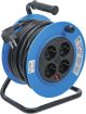 Kabeltrommel | 15 m | 3 x 1,5 mm² | 4 Steckdosen | IP 20 | 3000 W BGS3360