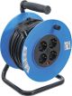 Kabeltrommel | 25 m | 3 x 1,5 mm² | 4 Steckdosen | IP 20 | 3000 W BGS3361