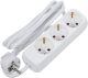 Steckdosenleiste | 3-fach | Zuleitung 1,4 m | 3 x 1,5 mm² | IP 20 BGS3368